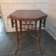 Table d'appoint en bois bambou fin XIXème en pitchin