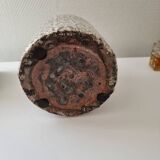 glazed stoneware bottle vase