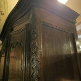Louis XV period wardrobe in solid walnut