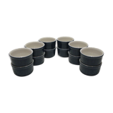 Lot of 12 blue ramekins
