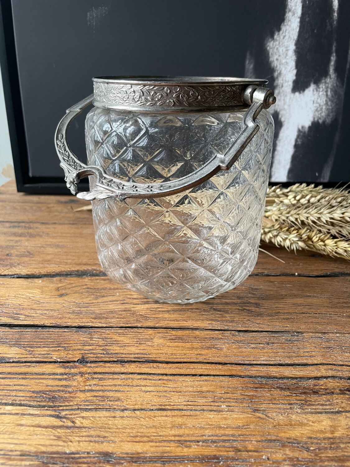 Antique cookie jar or ice bucket