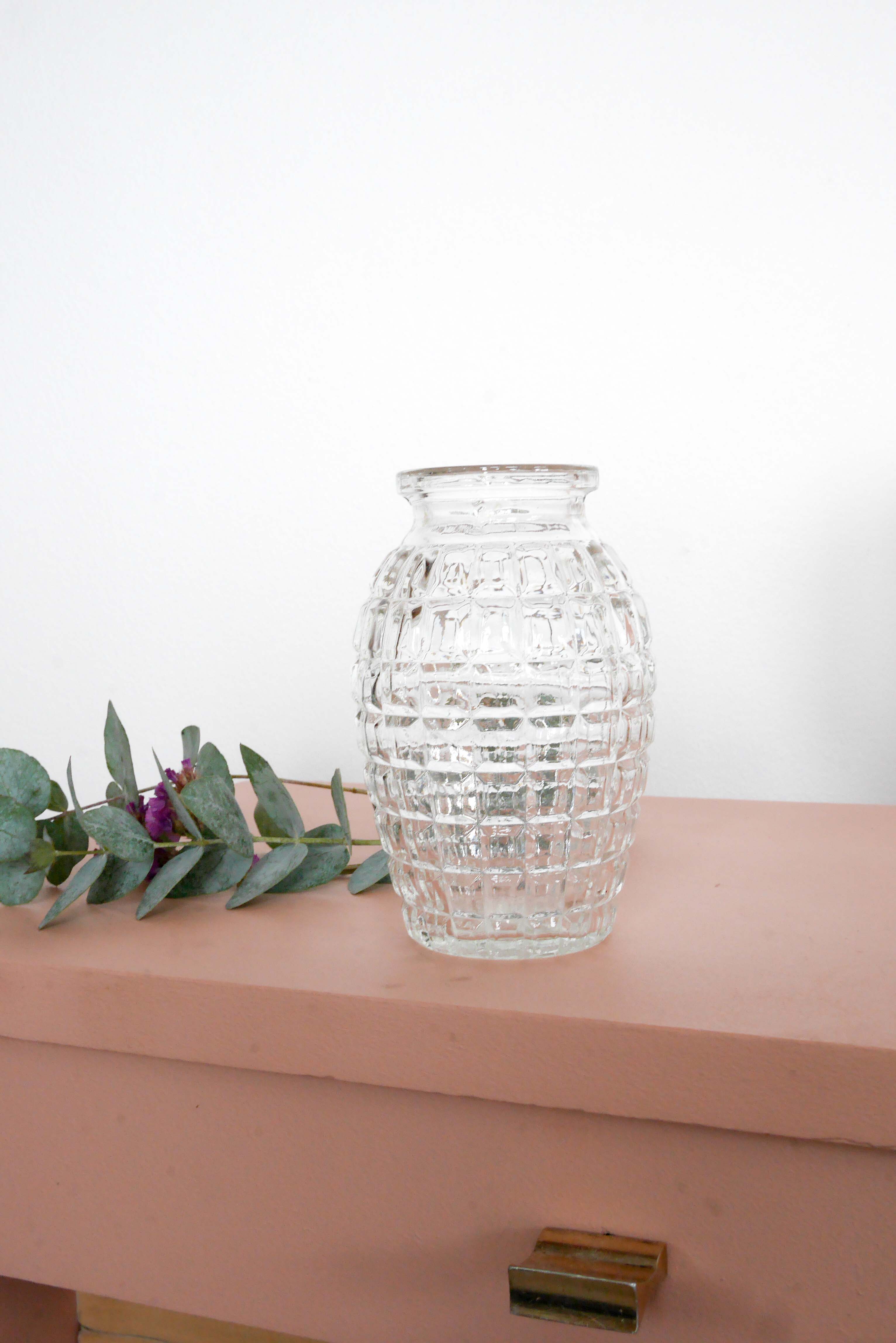 Small glass vase