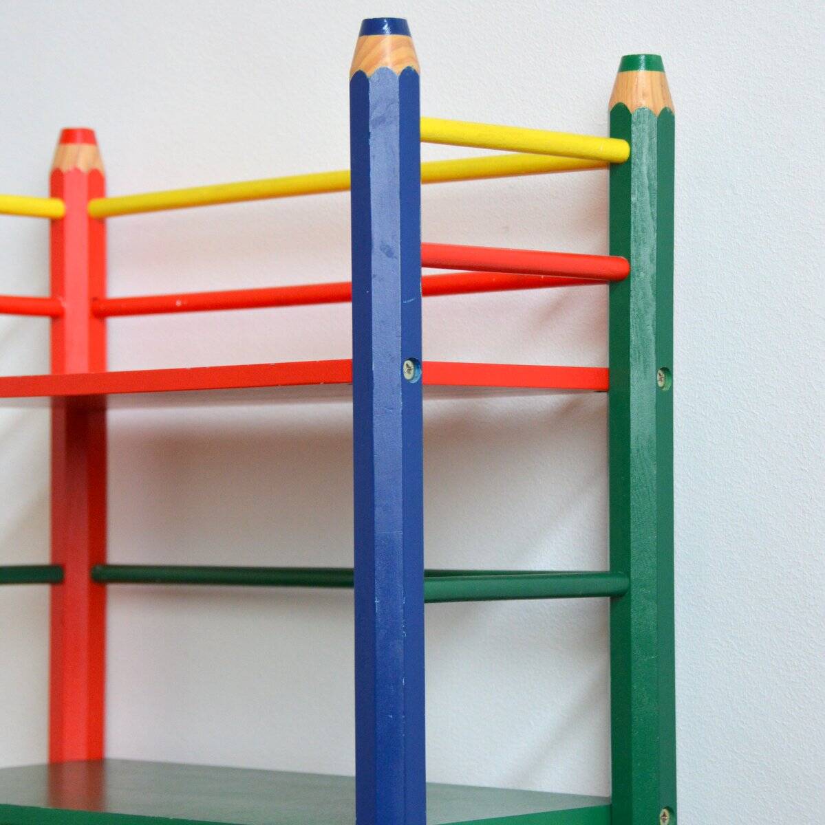 Pierre Sala pencil shelf on legs Clairefontaine collection 1980