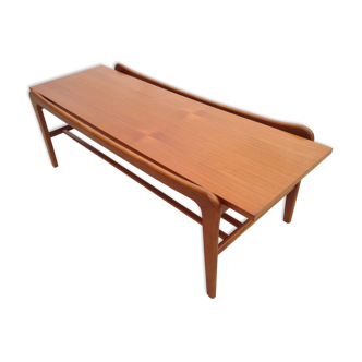 Scandinavian teak coffee table