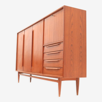 Vintage highboard by Heinrich Riestenpatt made in the 60s