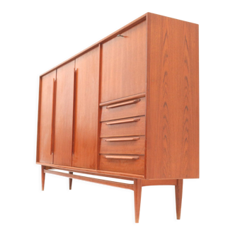 Vintage highboard by Heinrich Riestenpatt made in the 60s