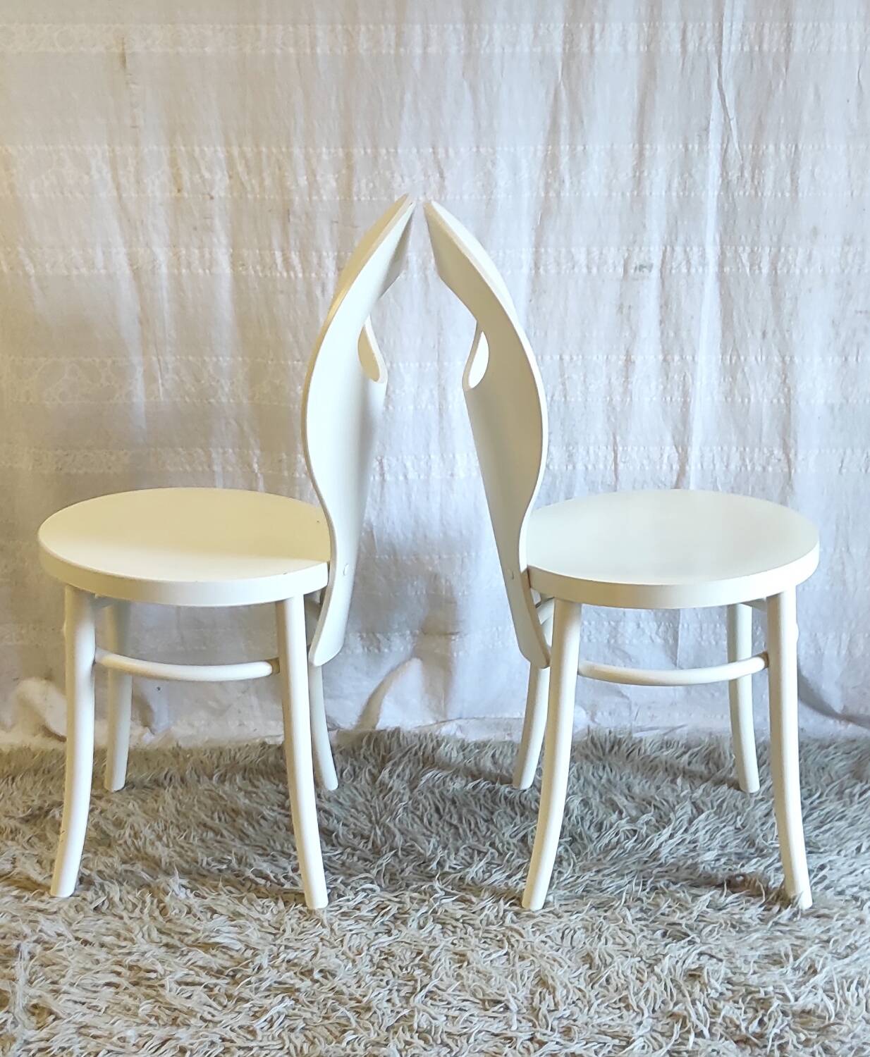 Space age design bistro chairs - 70s