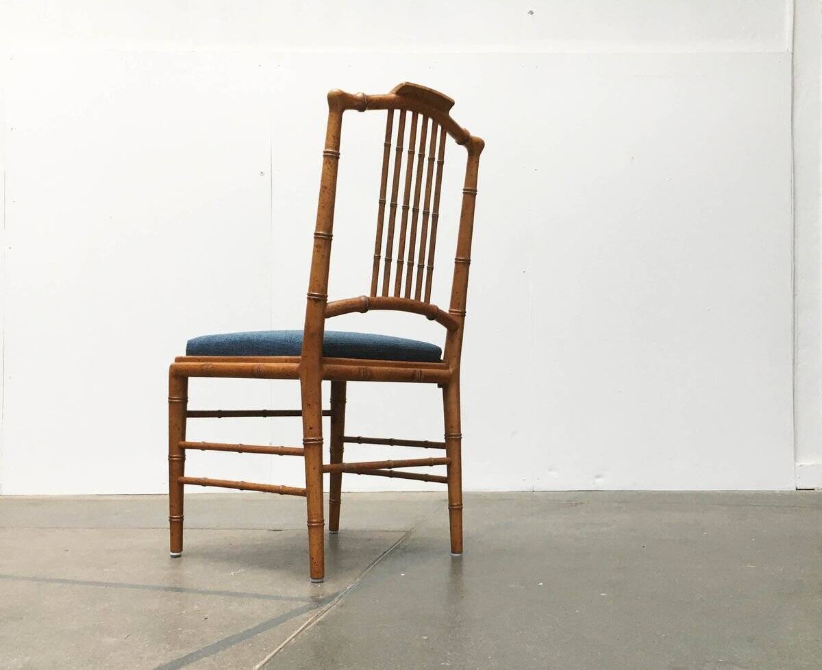 Mid-century Italian dining chairs by Giorgetti, set of 4.