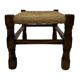Vintage Stool cane small Stool Mid Century Ottoman 60's design