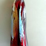 Contemporary art glassware, master glassmaker John A Slatcher. Gold & silver inclusion