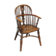Windsor chair in solid elm circa 1860 - English furniture