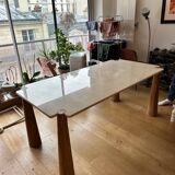 Marble/wood dining table