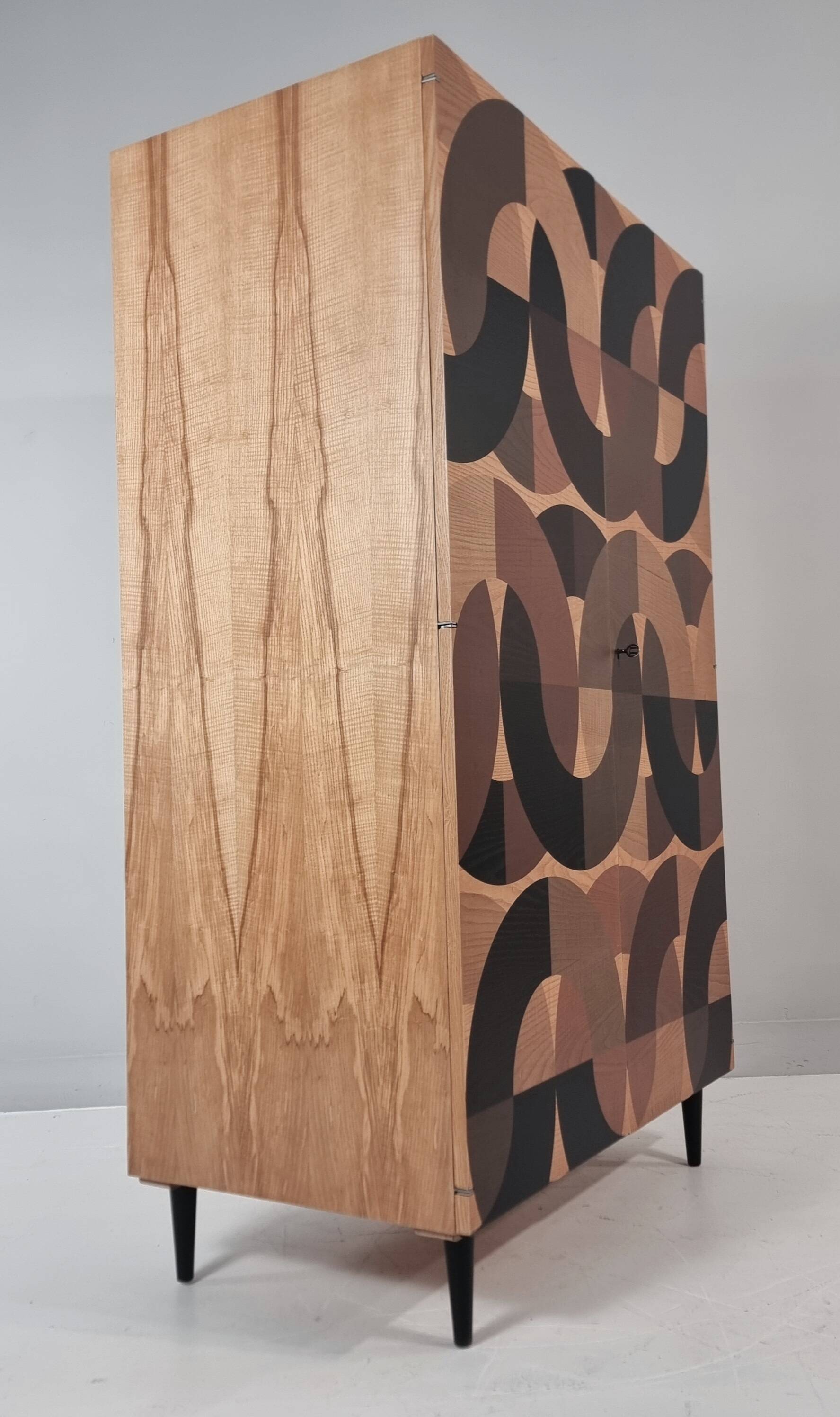 Vintage Wardrobe in Ash, 1960s