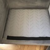 Bo Concept Osaka gray velvet armchair