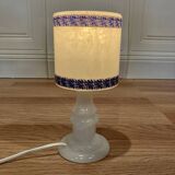 Ensemble de cinq lampes Design scandinave albâtre 1950.