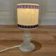 Set of five alabaster Scandinavian design lamps from the 1950s.