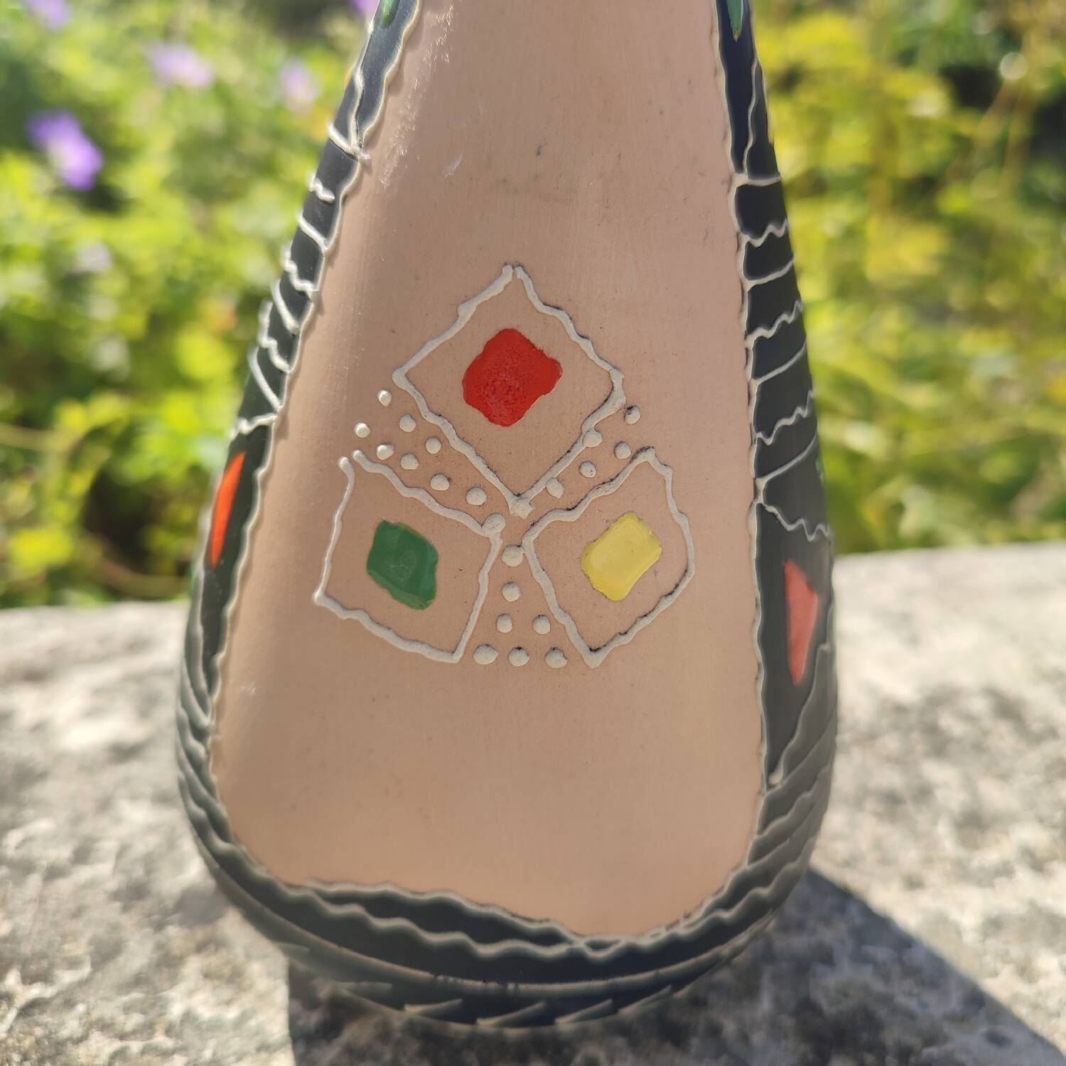 Maioliche Deruta ceramic vase