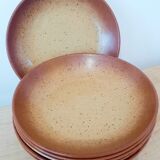 Hollow stoneware plates