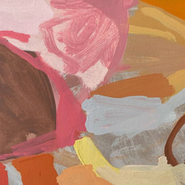 Acrylique sur carton