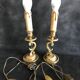 Paire de lampes de table style Louis XVI