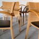 série de 6 chaises 290F de Wulf Schneider pour Thonet, 1990