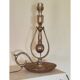 Marine lamp in bronze and brass - bronze swing lamp