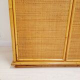 Vintage wardrobe, Dal Vera, bamboo.