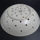 Digoin white earthenware strawberry drain plate - circa 1950 - Vintage