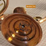 Copper candle holder