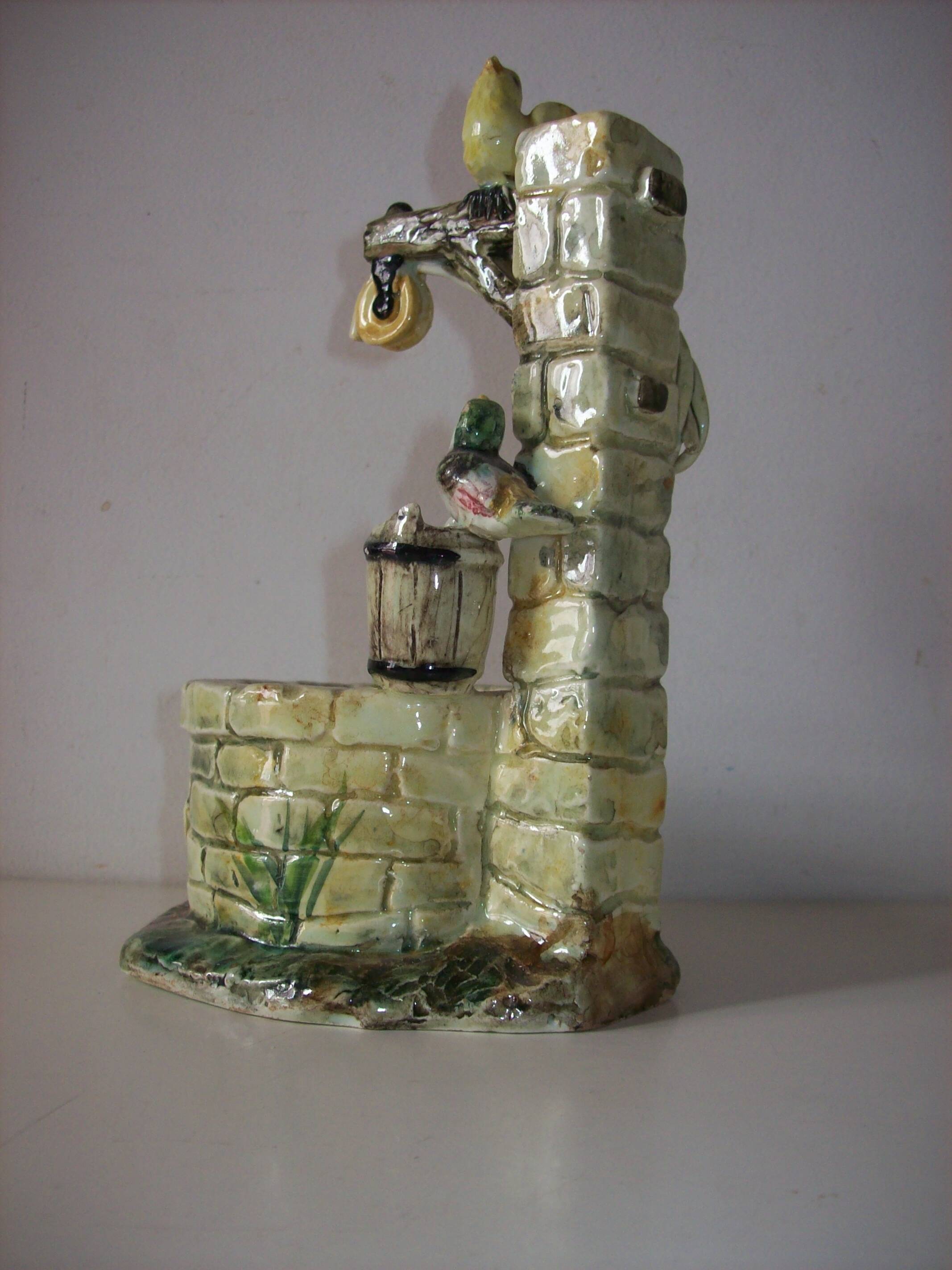 Planter in the style of Jérôme Massier bird well
