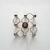 Vintage German wall lamp Hollywood Regency by Gaetano Sciolari for Leola, 1970s.