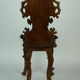 Chaise sculptée de style" foret noire"