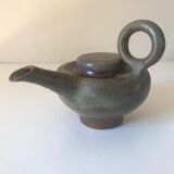 Vintage sandstone teapot by Jacques lacheny
