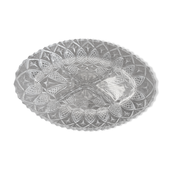 Vintage glass serving dish