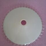 Vintage opaline hanging lamp