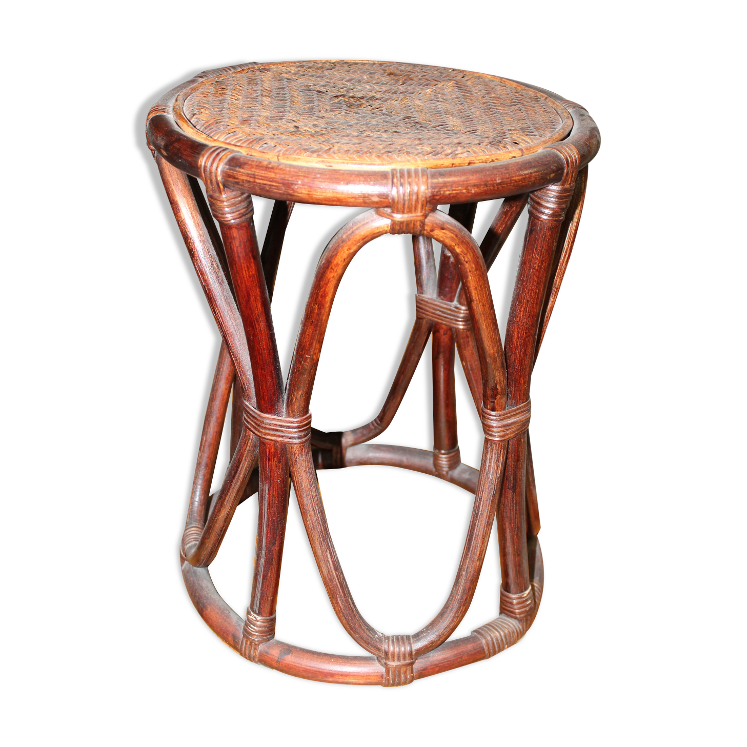 Table d'appoint en rotin