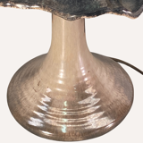Midcentury ceramic enameled glazed mushroom table lamp