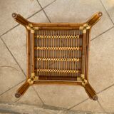 Coffee table end of rattan design sofa