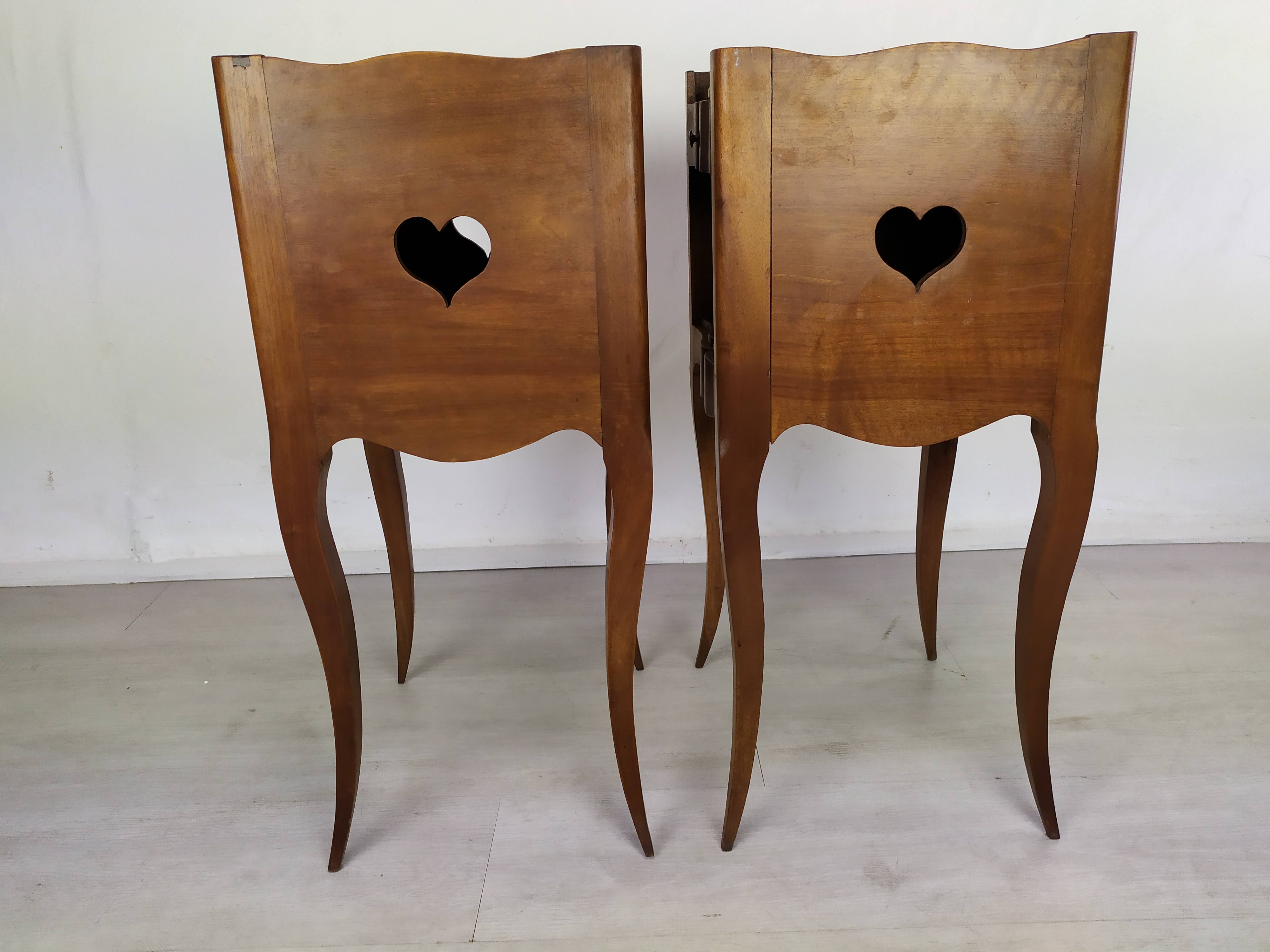 Bedside Louis XV heart