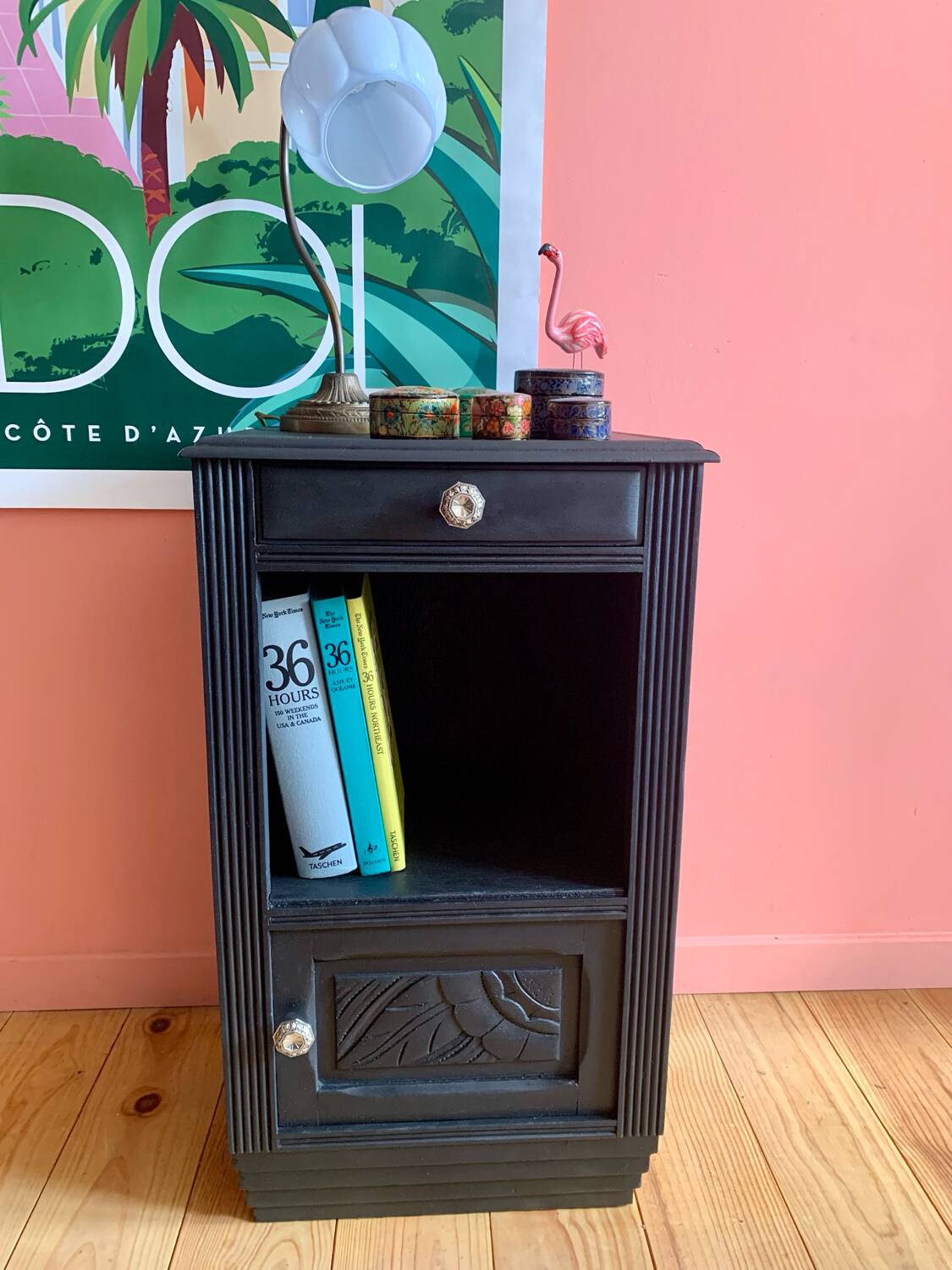 Art Deco bedside table