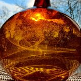 Dame-jeanne ancienne ambrée 4-5L