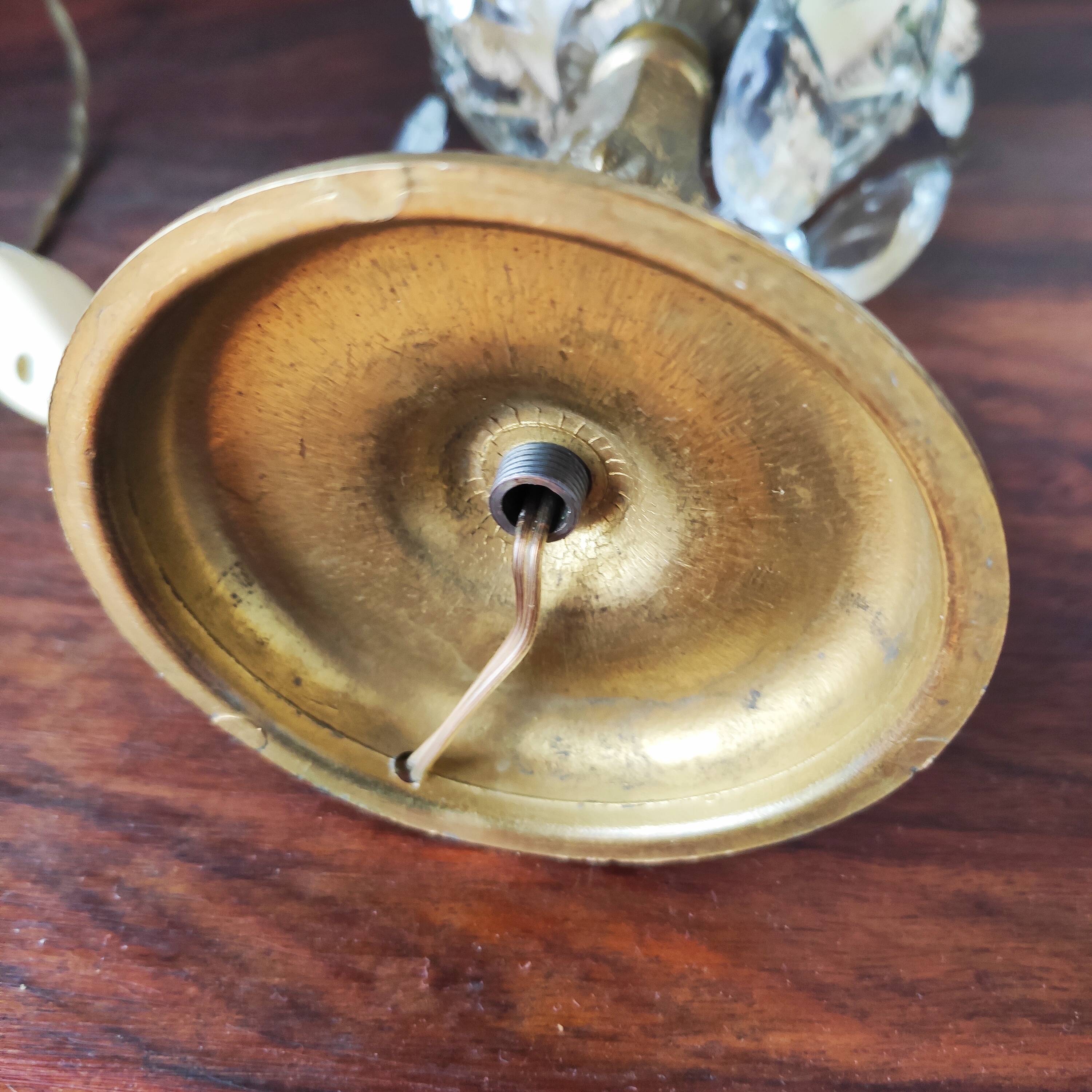 Paire de lampes classique vintage 1950