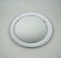 round mid century modern illuminated WALL MIRROR with metal frame 1950s