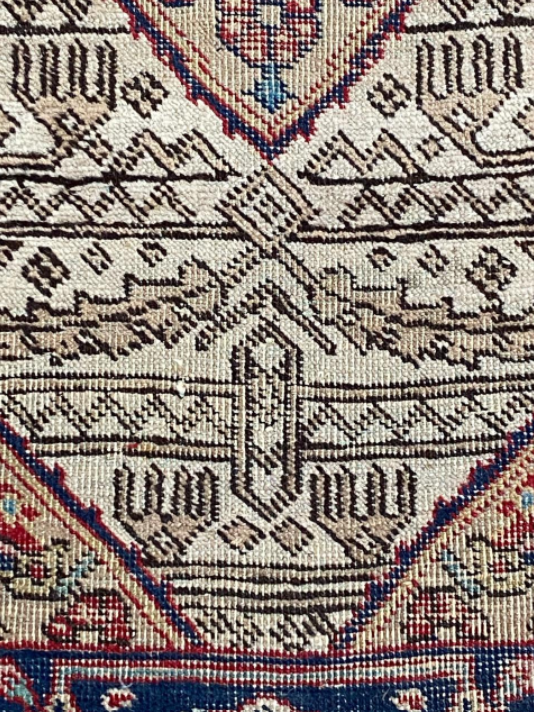 Antique Tabriz carpet 126x76cm