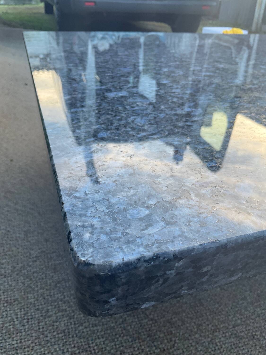 Vintage granite coffee table