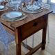 Table de ferme ancienne en bois de hêtre XIXème