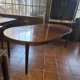 Scandinavian extendable table in rosewood from the 1960s, with 2 extensions.