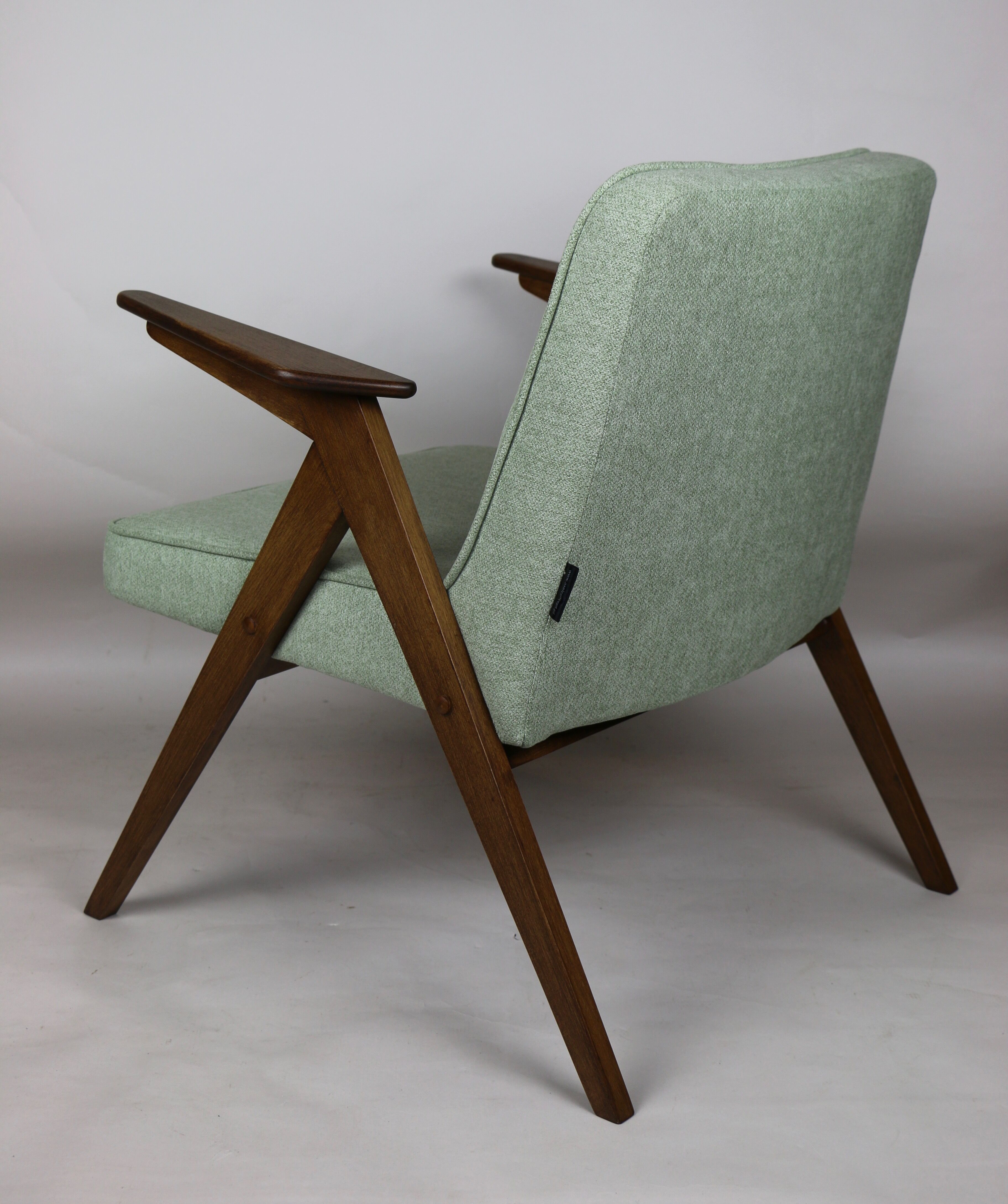 Light green Bunny armchair by Józef Chierowski, 1970s