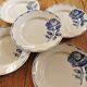 Ceranord retro dinner plates, Daisy