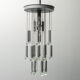 Chandelier 8 lights 24 pendants sciolari 70s vintage modern